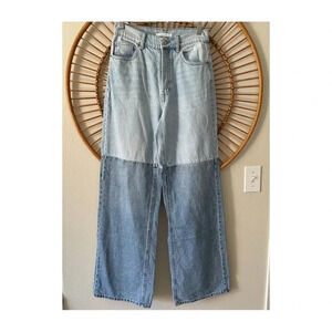 PacSun Two Toned Baggy Jean Size 26